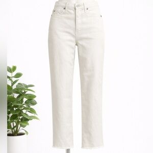 Vineyard Vines Cropped White Jeans